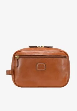 Bric's LIFE PELLE - Kosmetiktasche - Cognac