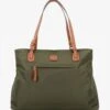 Bric's Shopping Bag - Olive Green 2 Bric's Shopping Bag - Olive Green -Bric's a7580fc928a64d3eba5b2bc00fc192f2